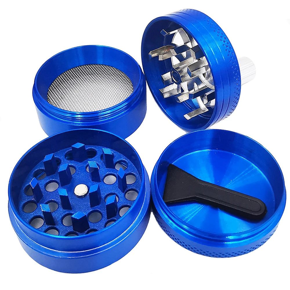 New 4-layer Tobacco Grinder 40MM Manual Metal Zinc Alloy Herb Mill Spice Crusher Smoke Grinder Crusher Hand Crank Miller