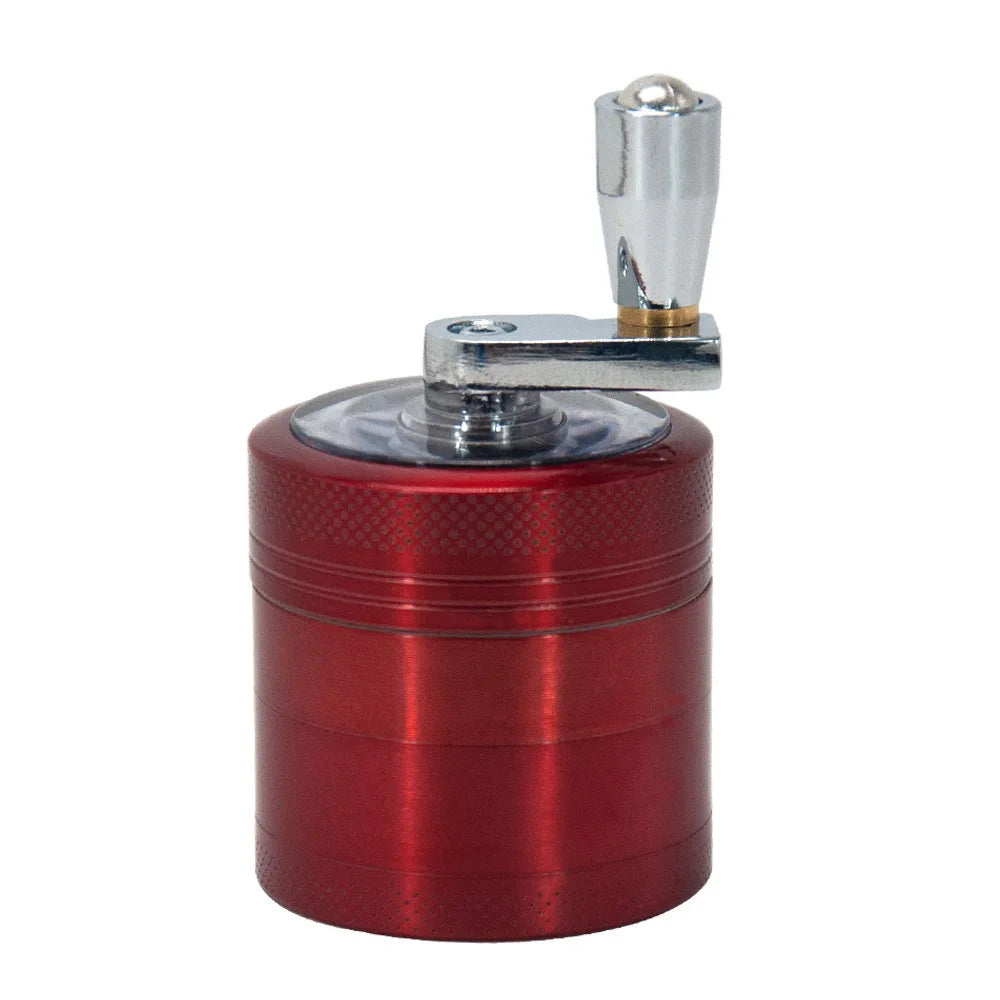 New 4-layer Tobacco Grinder 40MM Manual Metal Zinc Alloy Herb Mill Spice Crusher Smoke Grinder Crusher Hand Crank Miller