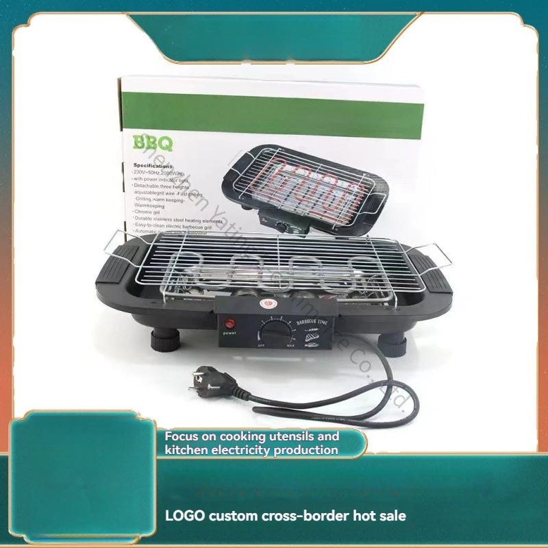 Smokeless Electric Barbecue Korean Non-stick Electric Barbecue Grill Electric Grill Grill Barbecue Machine Teppanyaki Stove